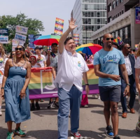 Gov. signs 3 trans rights bills into law & then marches in Pride parade that&nbsp;afternoon